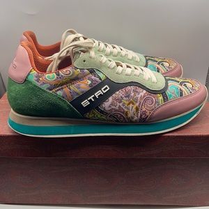 ETRO MULTICOLORED PAISLEY SNEAKERS